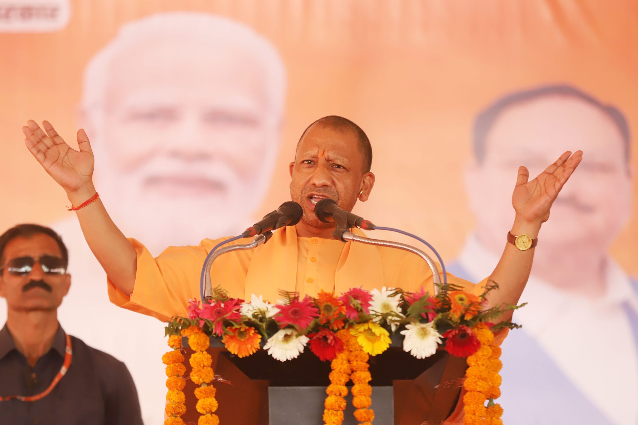 CM Yogi urges voters to use their right to show those who insult Ram-Krishna where they truly belong